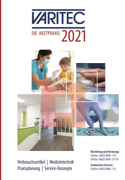 Titelseite Varitec Die Arztpraxis 2021